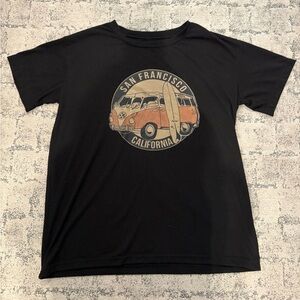 Black Kids' San Francisco California Graphic Tee